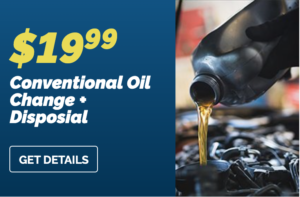 conventional oil change at goodguys for $19.99